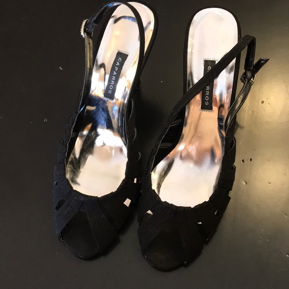 Caparros black dressy sandal size 7.5 - Picture 2 of 4
